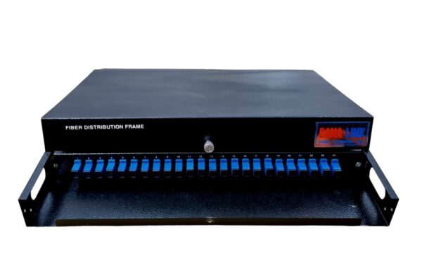 Hộp phối quang ODF 24FO đầy đủ phụ kiện lắp rack 19″